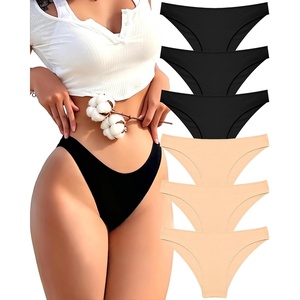 image:imageFINETOO Cotton Underwear for Women Sexy Cheeky Bikini Panties Lingerie  6 PackLow Rise Cheeky Soft Breathable Cotton Bikini PantiesUnderwear WomenPlus Size Lingerie Outfits Clothes ClothingSet9