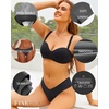 image:imageWomens Seamless Underwear V Cut cheeky No Show Bikini Panties 5pack XSL  No ShowStretchyInvisiblesLow RiseBreathableSoftBikini PantiesHipsterQuick DryingNo DiggingLoungeYogaWorkWorkoutOption C