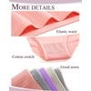 image:imageFINETOO Cotton Cheeky Womens Underwear breathable ribbed low rise Bikini  Lightweight Soft Stretchy Ladies Panties Chic Lingerie Flattering Outfit Hipster Fitness Workout Daily amp Travel wearSeta9pack