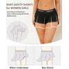 image:imageFINETOO Womens Cotton BoyShorts Underwear Lace Boxer Briefs Panties  High Waisted Full Coverage Soft Breathable Boyshorts 6 Pack Lingerie for Women Daily Wear Fashion Clothing GiftsBlack