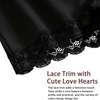 image:imageFINETOO Womens Cotton BoyShorts Underwear Lace Boxer Briefs Panties  High Waisted Full Coverage Soft Breathable Boyshorts 6 Pack Lingerie for Women Daily Wear Fashion Clothing GiftsBlack