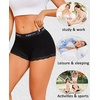 image:imageFINETOO Womens Cotton BoyShorts Underwear Lace Boxer Briefs Panties  High Waisted Full Coverage Soft Breathable Boyshorts 6 Pack Lingerie for Women Daily Wear Fashion Clothing GiftsBlack