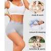 image:imageFINETOO Womens Cotton BoyShorts Underwear Lace Boxer Briefs Panties  High Waisted Full Coverage Soft Breathable Boyshorts 6 Pack Lingerie for Women Daily Wear Fashion Clothing GiftsClassic Color