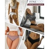 image:imageFINETOO Cotton Underwear Womens Sexy Lace Cheeky Low Rise Panties 6 PackBlack2brick Yellowapricotwhitekhaki