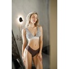 image:imageFINETOO Cotton Underwear Womens Sexy Lace Cheeky Low Rise Panties 6 PackFloral Graymoca Greypurplebrick Yellowpinklight Blue