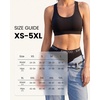 image:imageHigh Waisted Cotton Underwear for Women Full Coverage Soft Briefs 5 Pack5pack Ablack5