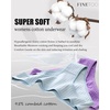 image:imageFINETOO Cotton Cheeky Womens Underwear breathable ribbed low rise BikiniSeta9pack