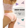 image:imageFINETOO Cotton Cheeky Womens Underwear breathable ribbed low rise BikiniSetb9pack