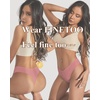 image:imageFINETOO Seamless Thongs for Women Sexy No Show Panties Invisible Vwaisted Stretch Lingerie Underwear 6 PackC