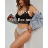 image:imageFINETOO Seamless Thongs for Women Sexy No Show Panties Invisible Vwaisted Stretch Lingerie Underwear 6 PackE