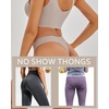 image:imageFINETOO Seamless Thongs for Women Sexy No Show Panties Invisible Vwaisted Stretch Lingerie Underwear 6 PackE